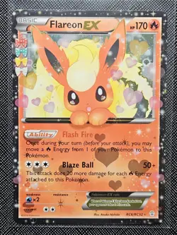 Pokemon Flareon EX RC6/RC32 Generations: Radiant Collection Ultra Rare Holo -NM - Image 1