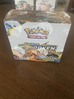 Pokemon Sun & Moon Unbroken Bonds Sealed Booster Box Minty - Image 1
