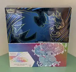 Lot of 2: Pokemon Prismatic Evolutions SPC + Phantasmal Charizard UPC Sealed - Image 1