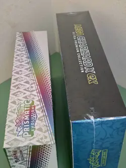 Lot of 2: Pokemon Prismatic Evolutions SPC + Phantasmal Charizard UPC Sealed - Image 3