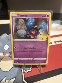 COSMOG 013/025 CELEBRATIONS HOLO RARE POKEMON TCG LP - Image 1