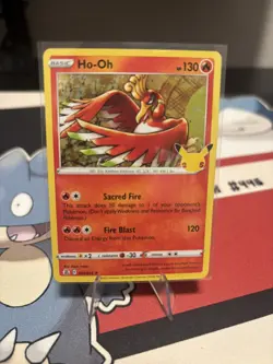 Pokemon TCG Ho-Oh 1/25 - Celebrations Holofoil (NM) Rare Holo - Image 1