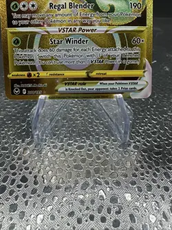 Pokemon Serperior Vstar Gold Secret Rare Silver Tempest Full Art 210/195 NM - Image 4
