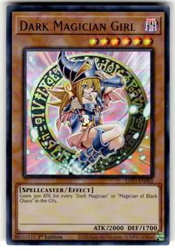 Yugioh! Dark Magician Girl LDS3-EN082 Ultra Rare 1st Edition NM - Image 1