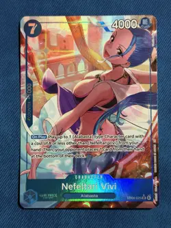 One Piece EB04-025 Nefeltari Vivi Alt Art OP14 The Azure Sea’s Seven ENGLISH NM - Image 1