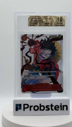 2025 One Piece Monkey.D.Luffy 3rd Ann. Event Winner Prize Promo ST01-012 BGS 10 - Image 2