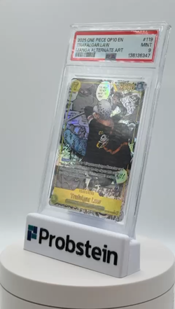 2025 One Piece OP10 EN Manga Alternate Art #119 Trafalgar Law PSA 9 MINT - Image 2