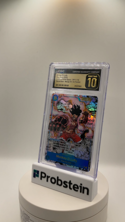 2025 One Piece A Fist of Divine Manga OP11 #118 Monkey D. Luffy CGC 10 PRISTINE - Image 2