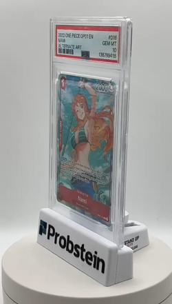 2022 One Piece OP01-Alternate Art #016 Nami Alpha Pre-Errata PSA 10 GEM MINT - Image 2