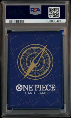 2024 One Piece EN Convention Exclusive Foil #043 Monkey D. Luffy PSA 10 GEM MINT - Image 3