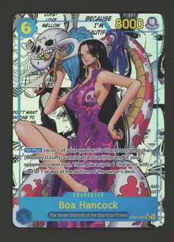 2024 ONE PIECE #OP07-051 BOA HANCOCK MANGA ALTERNATE ART SUPER RARE - Image 1