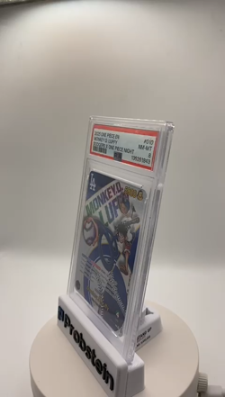 2025 ONE PIECE PROMOS DODGERS X ONE PIECE NIGHT #010 MONKEY D. LUFFY PSA 8 - Image 2