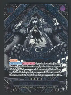 2025 One Piece OP12 English 3rd Anniversary Silver #093 Marshall D. Teach - Image 1