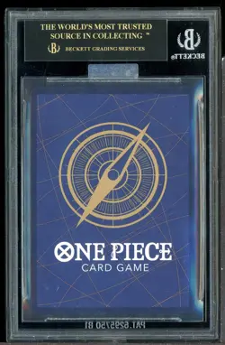 2022 One Piece OP01-016 Nami Alt Art Pre-Errata Alpha Wave 1 BGS 10 BLACK LABEL - Image 3