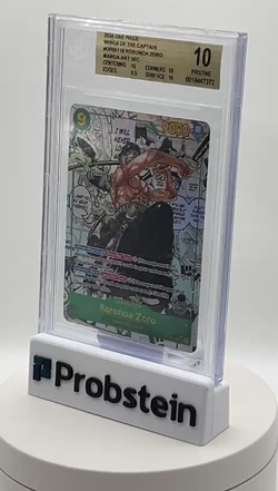 2024 One Piece Wings of Captain Manga Art Foil Roronoa Zoro #OP06118 BGS 10 - Image 2