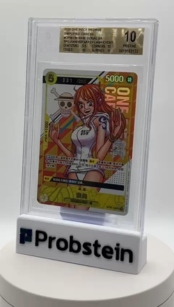 2025 One Piece Promos Simplified Chinese 3rd An. Flash Event Nami Serial BGS 10 - Image 2
