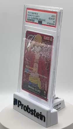 2022 One Piece ST01 Super Pre-Release #001 Monkey D. Luffy PSA 10 GEM MINT - Image 2