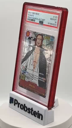 2024 One Piece PRB01 Manga Alt Art #120 Shanks PSA 10 GEM MINT - Image 2