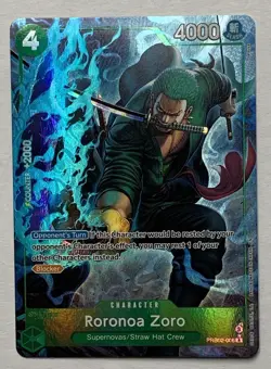 One Piece TCG Roronoa Zoro PRB02-006 Alternate Art NM - Image 1