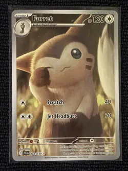 Furret - 168/159 NM Illustration Rare (EN) - Pokemon TCG SV09: Journey Together - Image 1