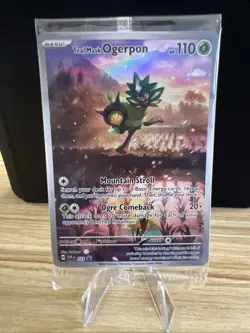 Teal Mask Ogerpon 123 Sv: Scarlet & Violet Promo Cards Holo (SEALED) - Image 1