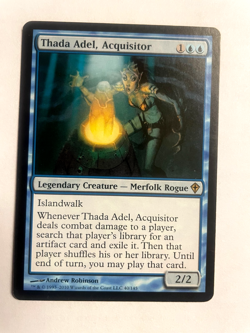 Thada Adel, Acquisitor Worldwake This card has never been played with Beautiful! - Image 1