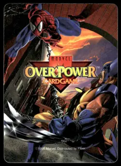 Psylocke Character Card / Thought Probe AJ 1995 Fleer Marvel Overpower CCG - Image 2