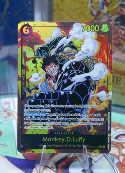 One Piece TCG Card Monkey D. Luffy OP10-118 Alt Art SEC English - Image 1