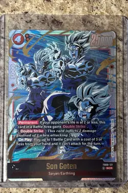 Son Goten FB08-121 SCR Foil Double Strike Bandai Dragon Ball Super Card Game - Image 1