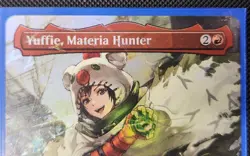 MTG Yuffie, Materia Hunter 0470 (Borderless) (Chocobo Track Foil) NM Foil - Image 3