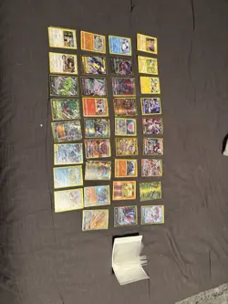 Pokemon TCG Card Lot Pikachu Charizard Snorlax w/ Binder 40 Cards - Image 1