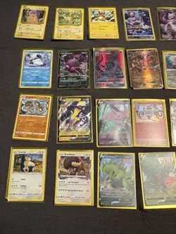Pokemon TCG Card Lot Pikachu Charizard Snorlax w/ Binder 40 Cards - Image 2