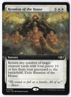 Reunion of the House (Extended Art) R Commander: Tarkir: Dragonstorm 55 NM - Image 1