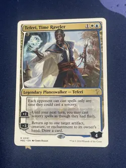 MTG Teferi, Time Raveler Mystery Booster 2 Regular White Border Rare - Image 1