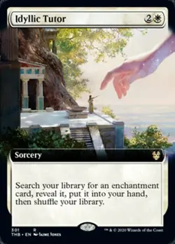 MTG - (Extended Art) IDYLLIC TUTOR - Theros Beyond Death (R) - Image 1