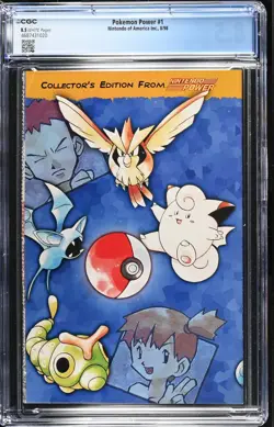 NINTENDO POKEMON POWER #1 - CGC 8.5 - 1ST COMIC APPEARANCE ASH PIKACHU - Image 2