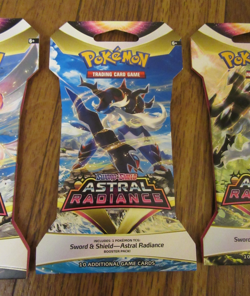 Lot of 3 - Pokemon TCG Sword & Shield Astral Radiance Booster Pack Brand New - Image 3