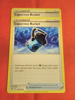 2020 Pokemon - Capacious Bucket - 156/192 Rebel Clash (x2) Unplayed Mint+ - Image 1