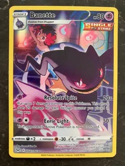 Pokemon Lost Origin - BANETTE - TRAINER GALLERY - TG07/TG30 - NM - Image 1