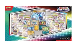 Pokemon TCG Prismatic Evolutions Lucario Ex + Tyranitar Ex Premium Collection - Image 1