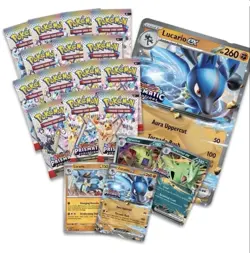 Pokemon TCG Prismatic Evolutions Lucario Ex + Tyranitar Ex Premium Collection - Image 2