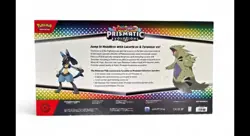 Pokemon TCG Prismatic Evolutions Lucario Ex + Tyranitar Ex Premium Collection - Image 3