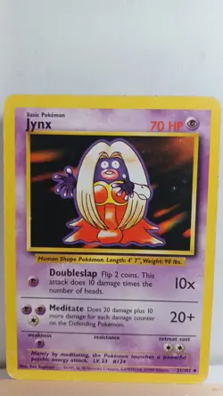 Jynx [MP] - Pokemon TCG Base Set Unlimited 31/102 [Uncommon] - Image 1