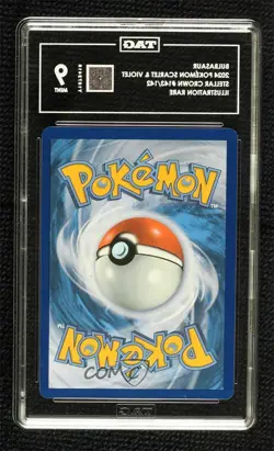 Bulbasaur Illustration Rare Pokemon SV07: Stellar Crown TAG 9 MINT - Image 2