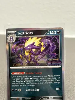 Toxtricity MEP 017 STAFF - Pokemon TCG Phantasmal Flames 2025 Promo NM-M - Image 2
