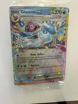 Pokemon Glaceon ex Holiday Calendar Promo 26/131 Sv: Prismatic Evolutions SEALED - Image 1