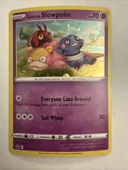 Galarian Slowpoke SWSH126 Half Swirl Pokemon Black Star Promo - Image 1
