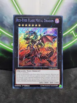 Yugioh Red-Eyes Flare Metal Dragon CORE-EN054 1st Edition Secret Rare NM - Image 1