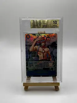2025 One Piece Portgas.D.Ace Manga Alternate Art OP13-119 BGS Pristine 10 - Image 1