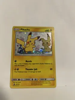 Pikachu SM162 Sun & Moon Black Star Promo Holo Pokemon Card LP - Image 5